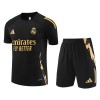 Original Trikotsatz Real Madrid Pre-Match 2024-25 Schwarze Für Kinder